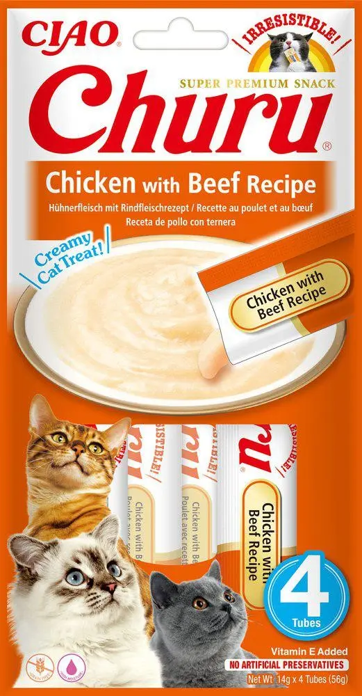 Cat Creamy Chicken with Beef