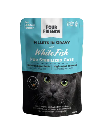 Cat Sterilized White Fish in Gravy Pouch