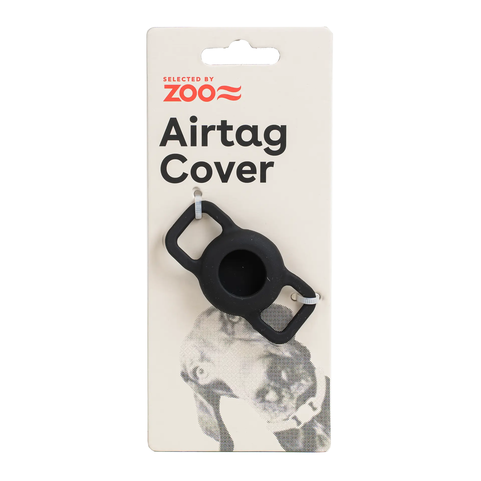Airtag skal, 15mm, Svart