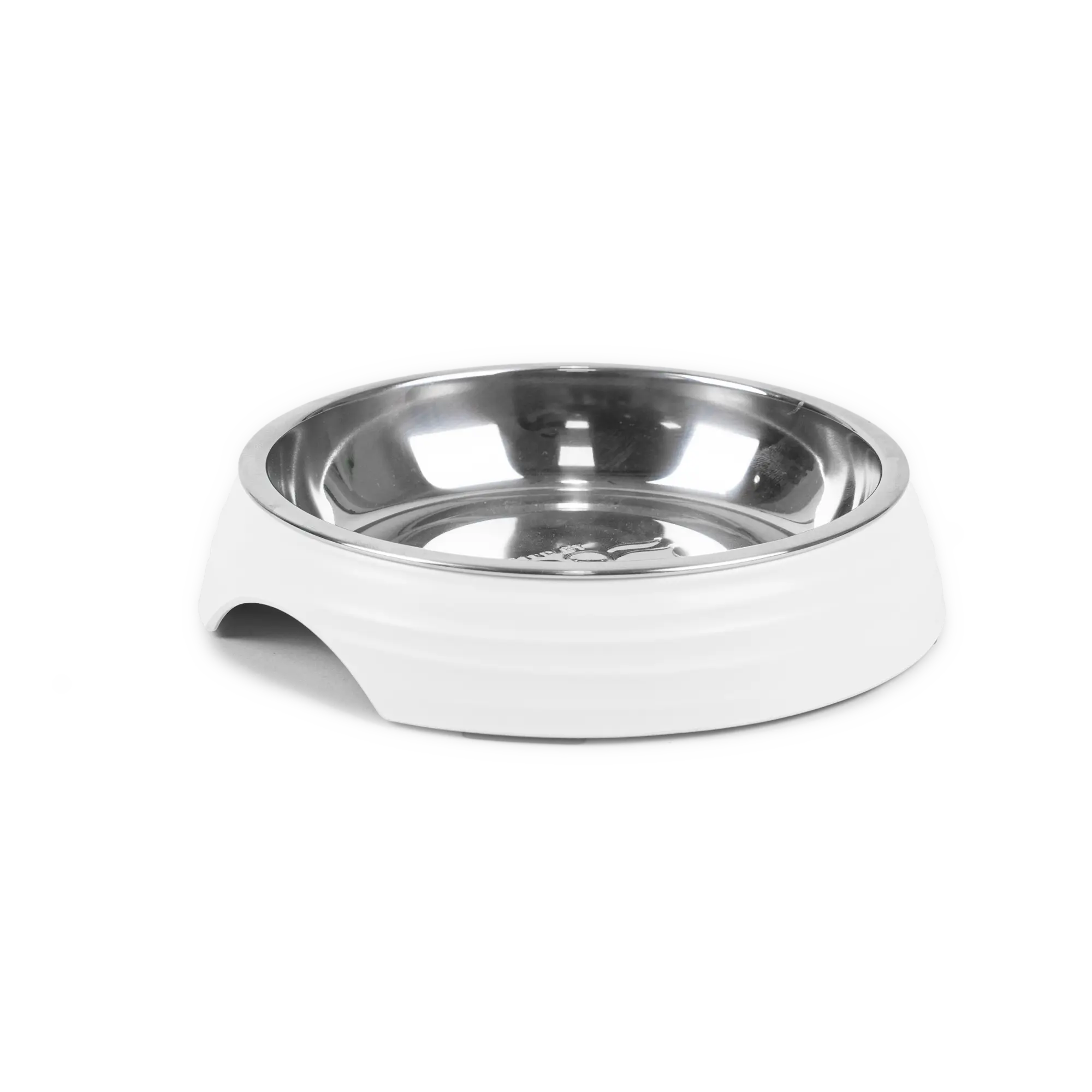 Kattmatskål Ripple Vit