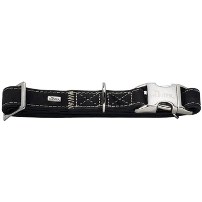 Hundhalsband Hunting Alu-Strong Svart M - Halsmått 30-45cm