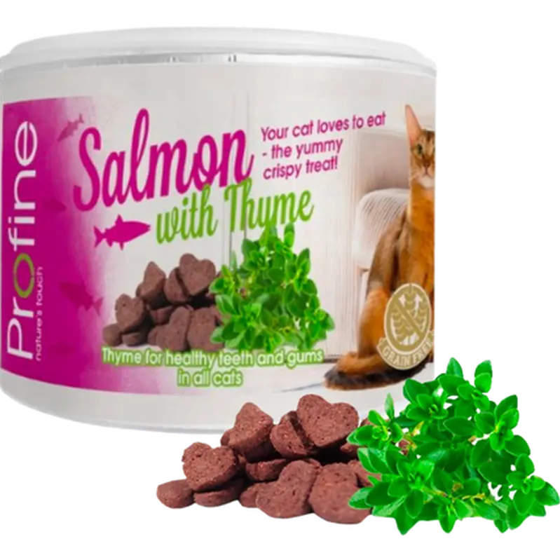 Cat Crunchy Snack Salmon & Thyme