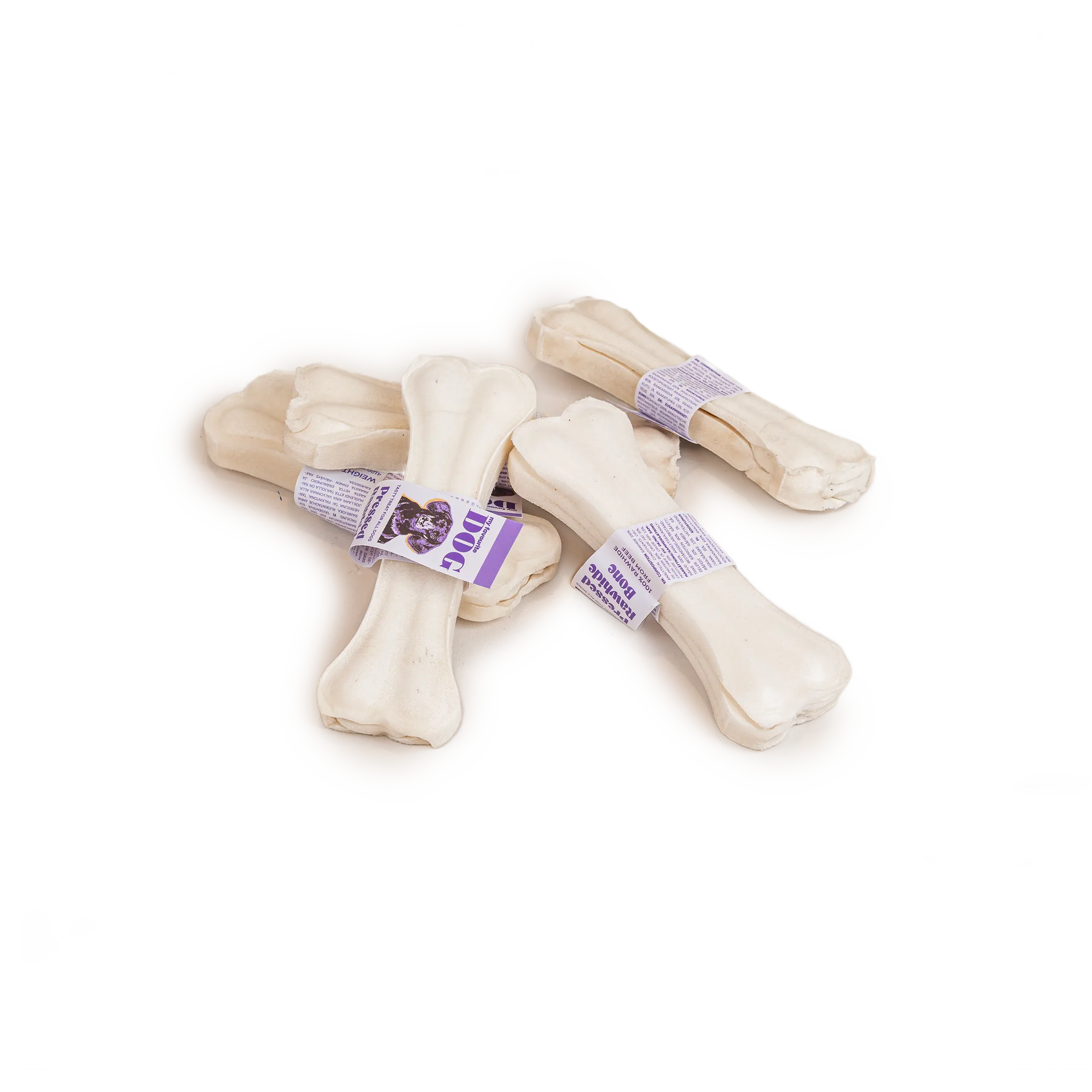 Pressed Rawhide chew Bone 12,5 cm