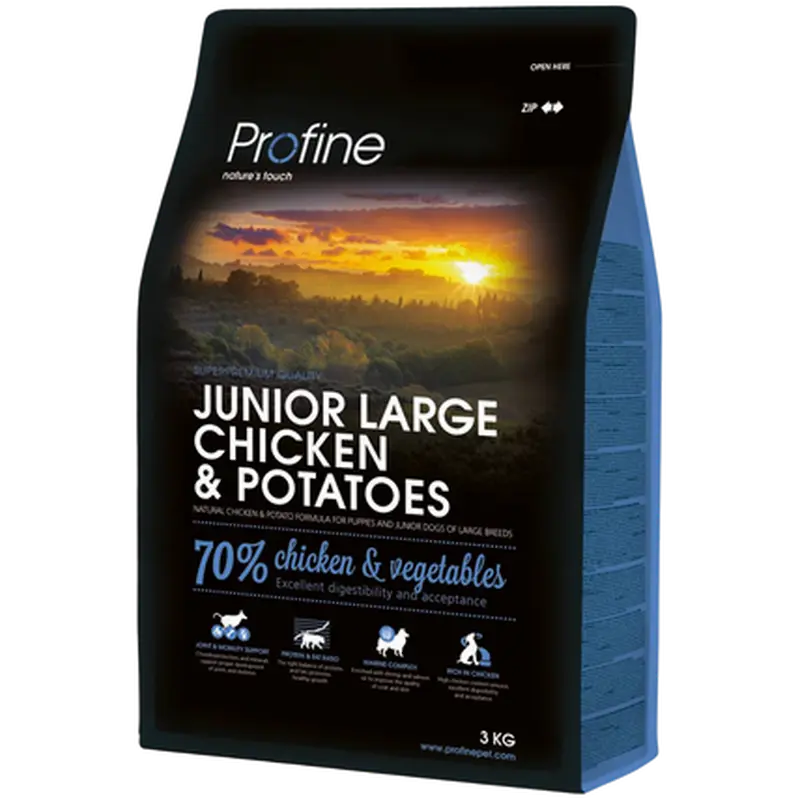 Dog Dry Food Junior Large Chicken & Potatoes