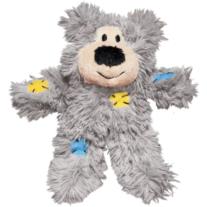 Softies Patchwork Bear Cat Toy