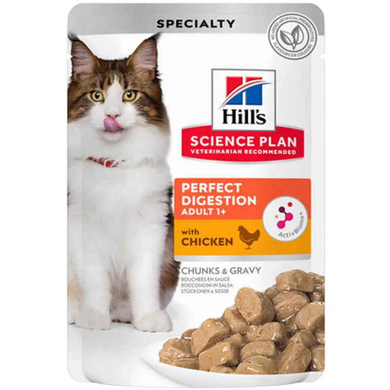 Adult Perfect Digestion Chicken Pouch - Wet Cat Food