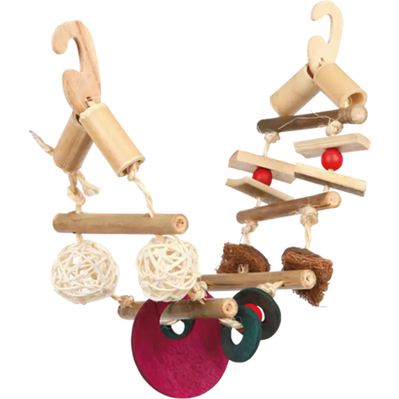 Suspension Bridge Bamboo Coconut Wood