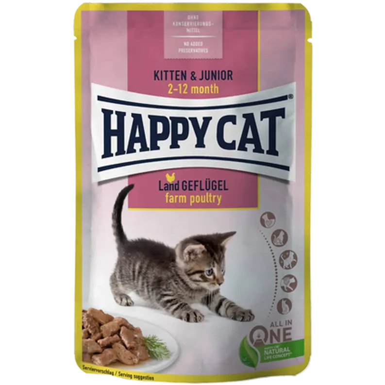Pouch Kitten/Junior Poultry In Sauce
