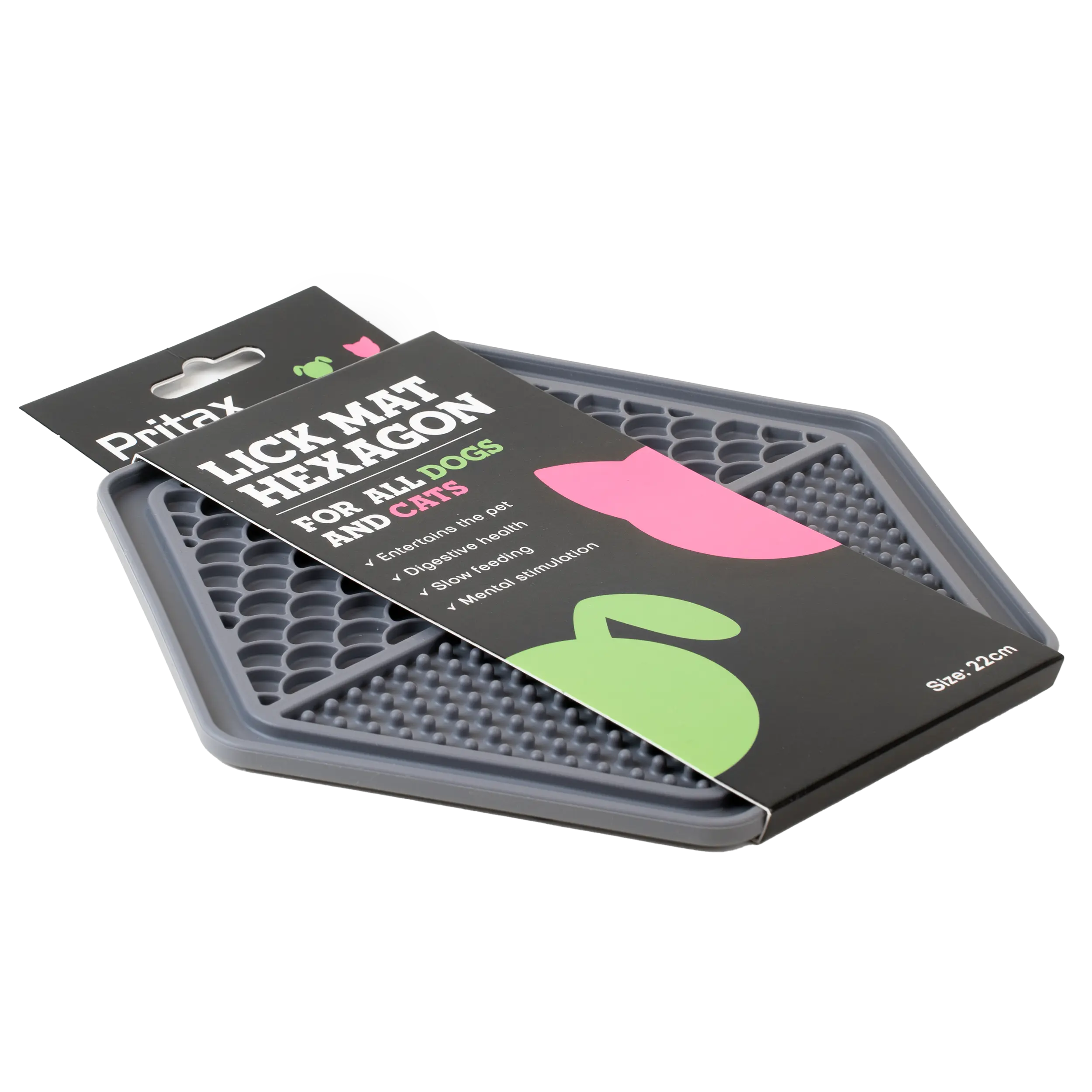Lick mat Hexagon