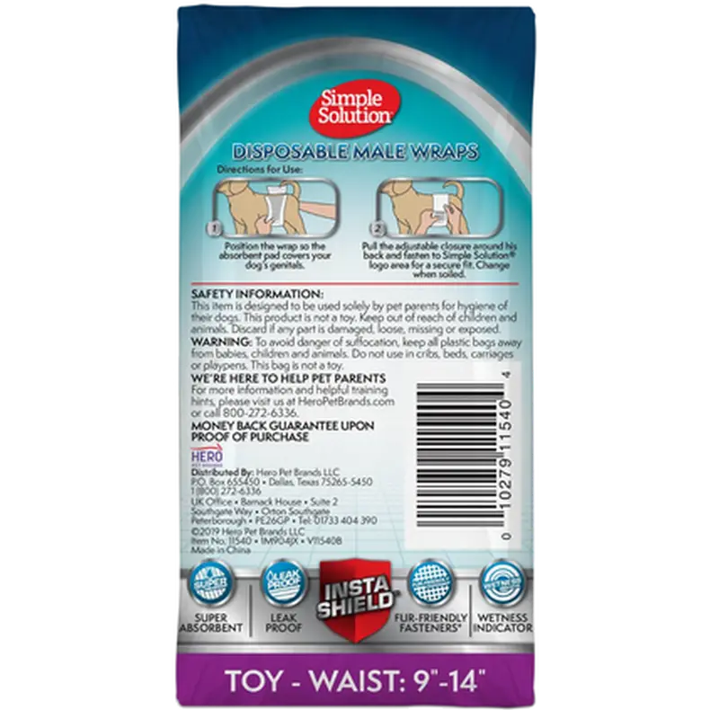 Disposable Male Wrap