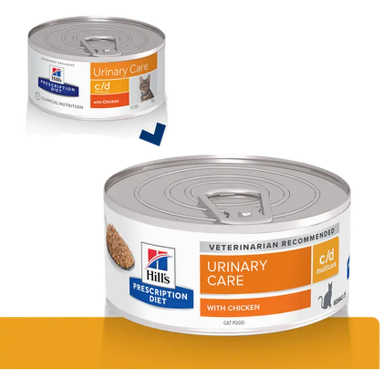 c/d Multicare Minced Chicken Canned - Wet Cat Food