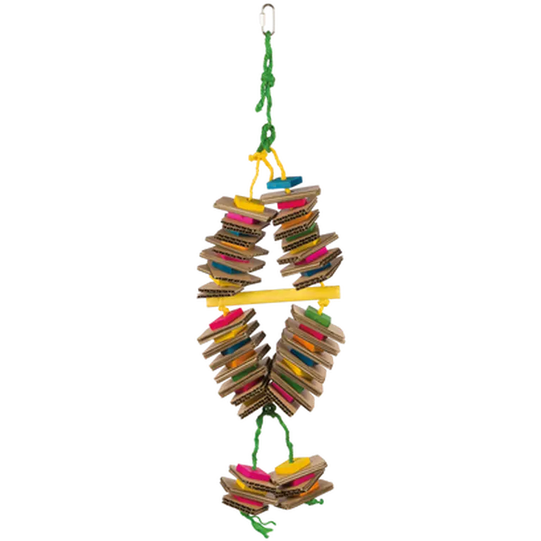 Wooden toy with cardboard