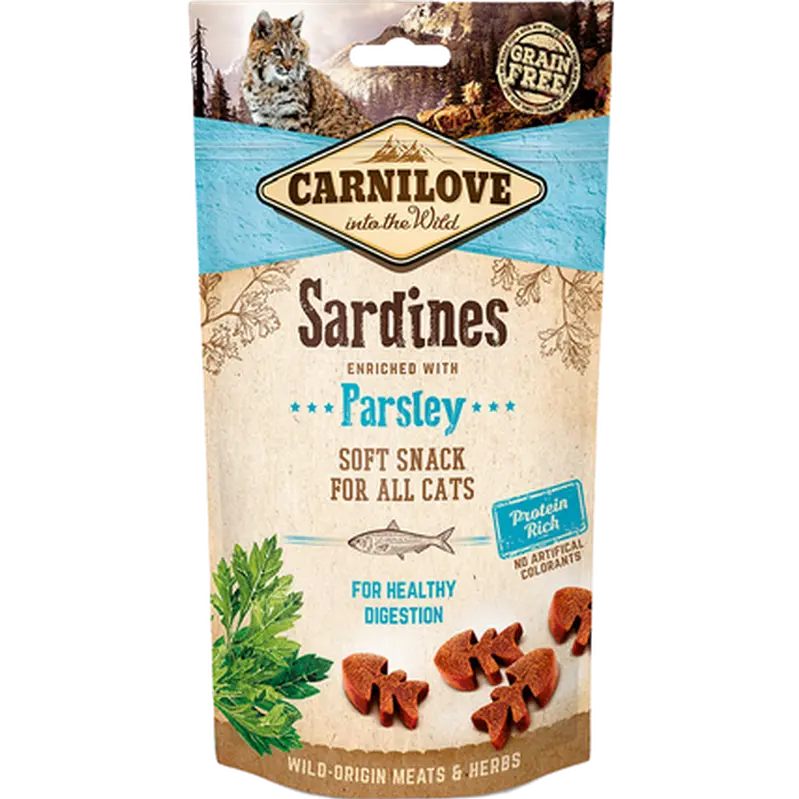 Cat Semi Moist Snack Sardine & Parsley