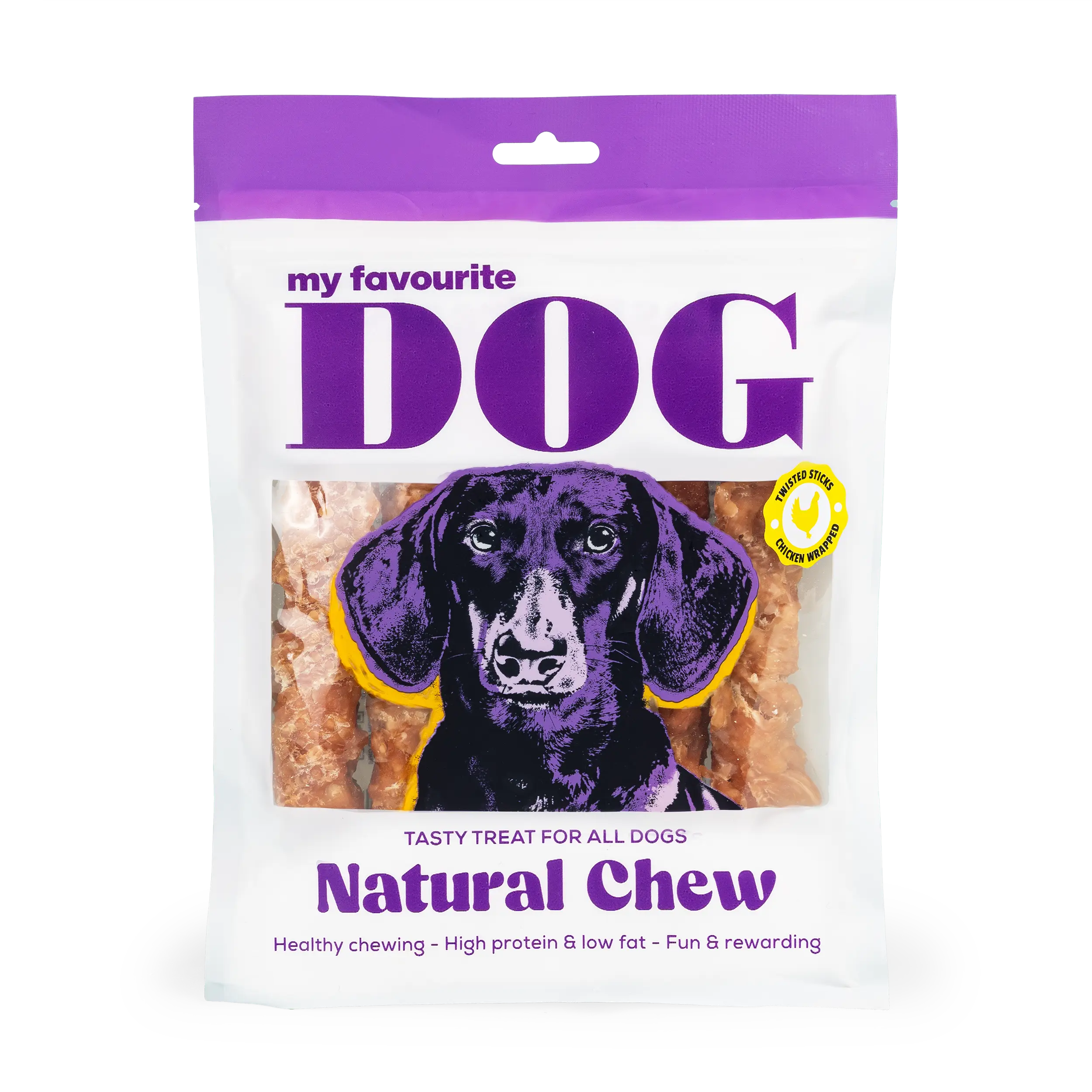 Twisted Rawhide Sticks XL - Chicken