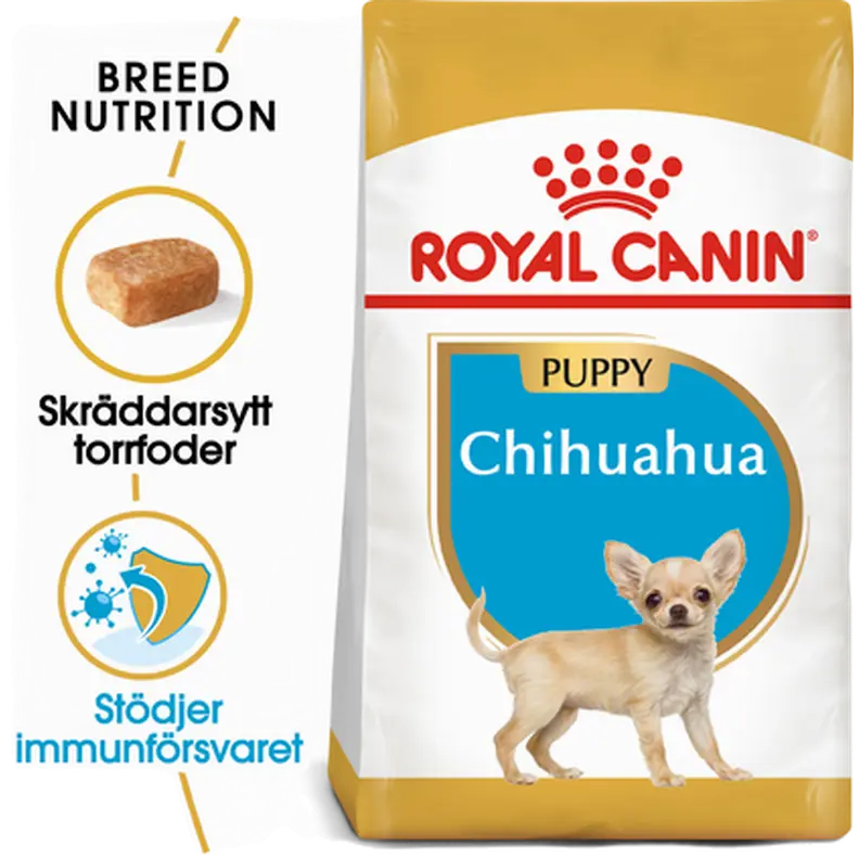 Chihuahua Puppy Torrfoder för hundvalp