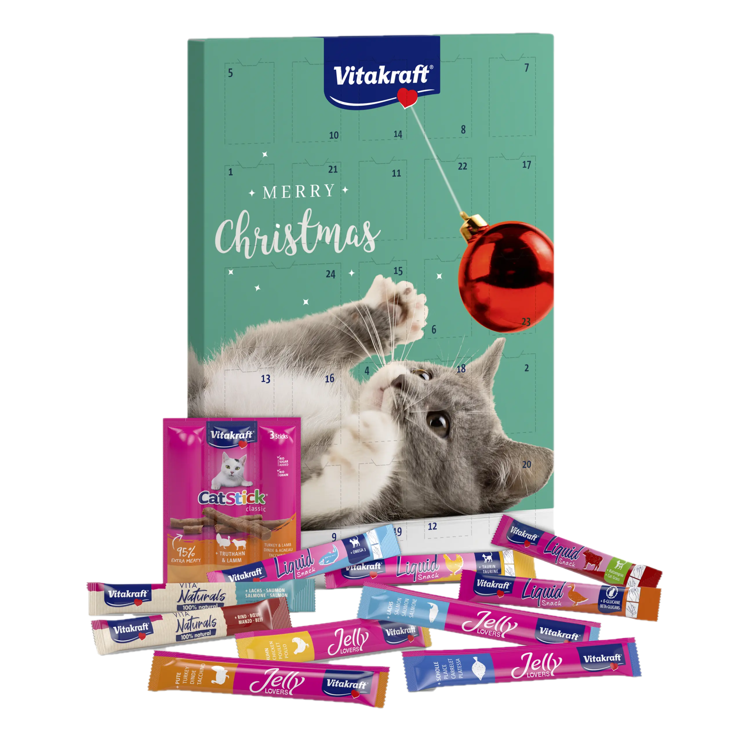 Vitakraft Julkalender Katt - 24 st luckor