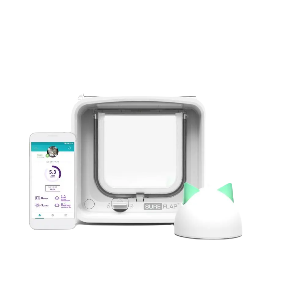 Microchip Cat Flap Connect - Kattlucka + Hub