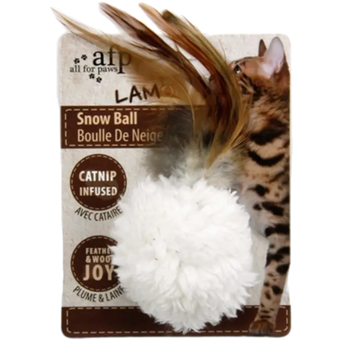 LAM Snow Ball Cat Toy