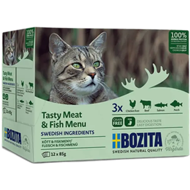 Pouch Multibox Meat & Fish in Jelly