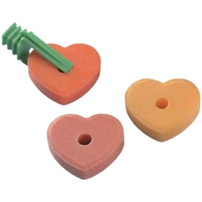 Mineral Lick Stone Heart with Fastener