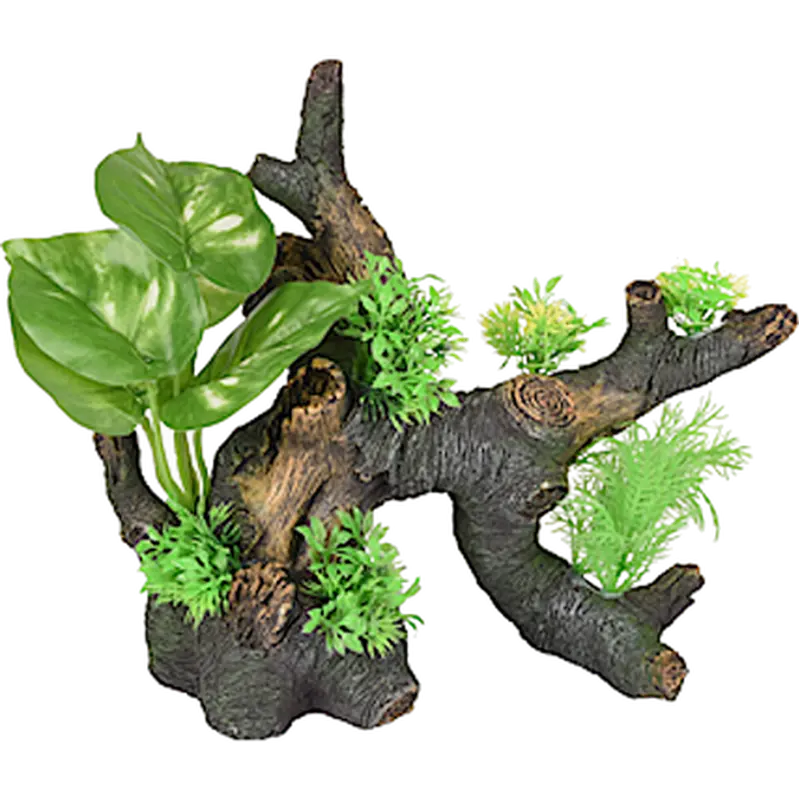 Aquarium Deco Ariel Stump Brun