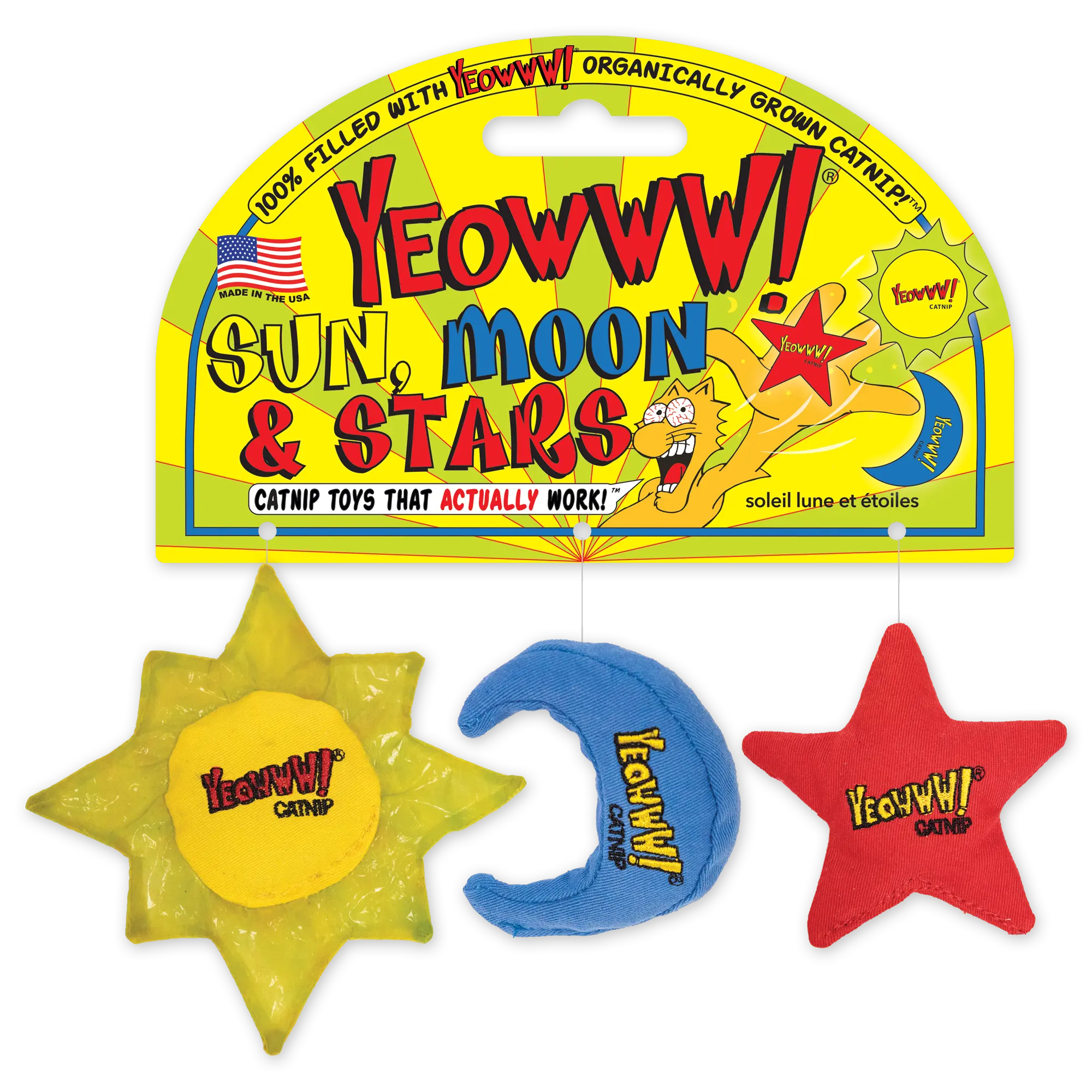Sun Moon Star Cat Toy