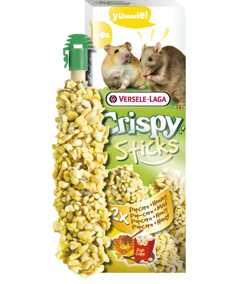 CrispySticks Hamster-Rat Popcorn/Honey