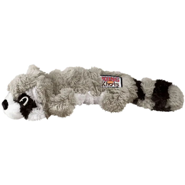 Scrunch Knots Raccoon Dog Toy