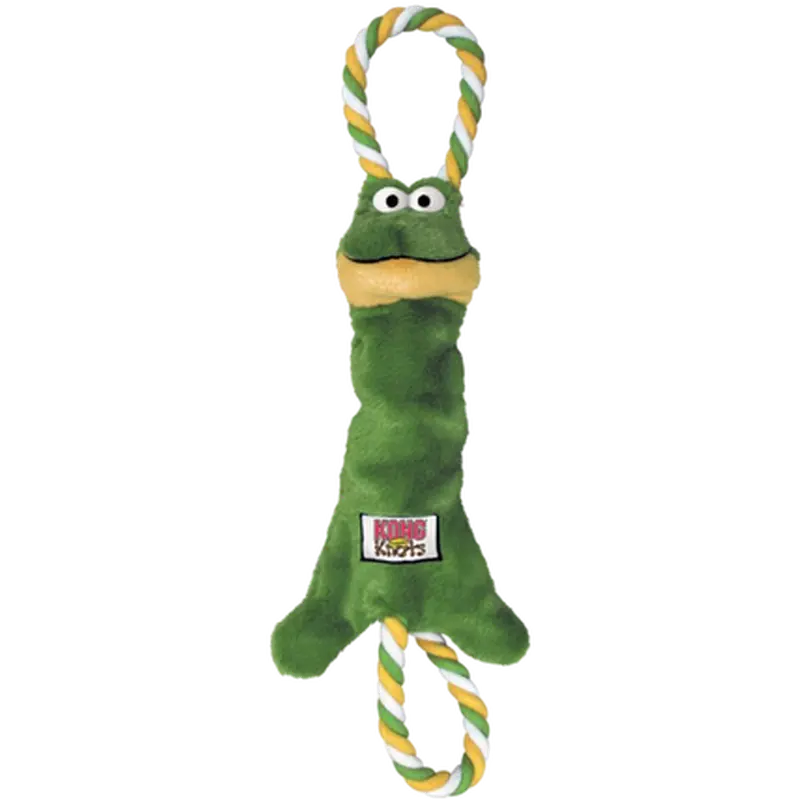 Tugger Knots Frog Dog Toy