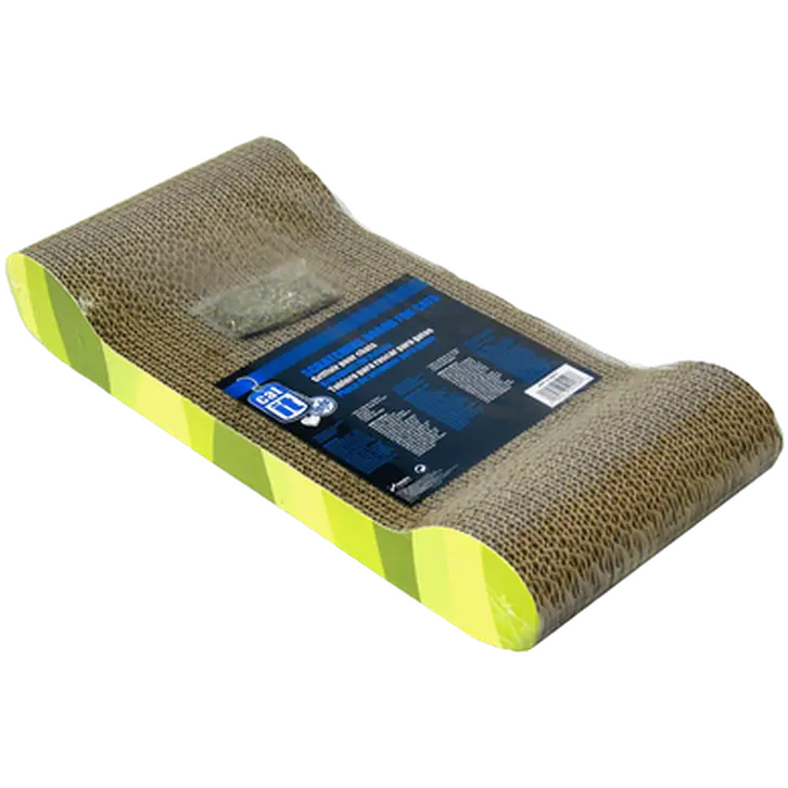 Style Scratcher with Catnip - Jungle-Stripe Lounge