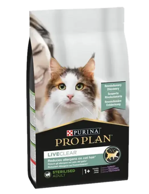 Cat Liveclear Sterilised Turkey