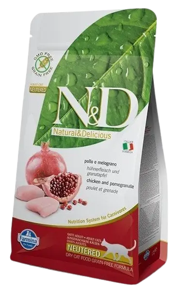 Cat N&D Grain Free Chicken & Pomegranate Neutered