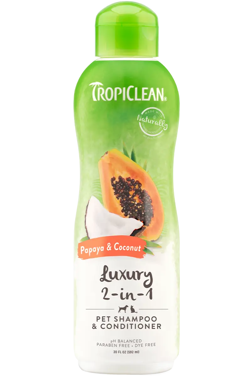 Papaya & Coconut Luxury 2-in-1 Shampoo and Conditioner for Pets